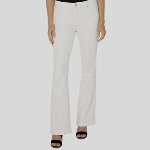 Liverpool Jeans Women 10/30 Bone White Lucy Bootcut Soft Cotton Stretch